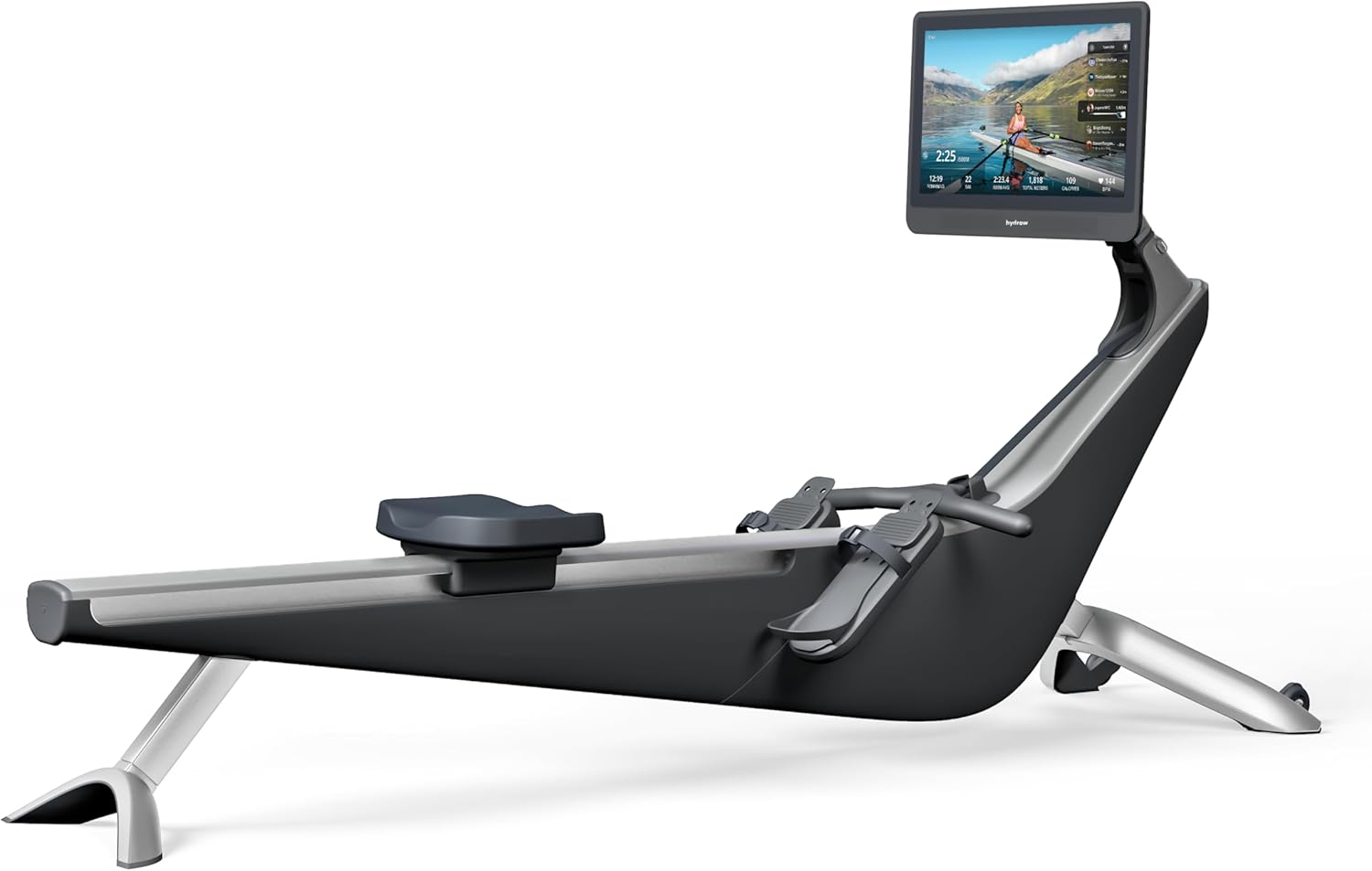 Pro Rowing Machine with Immersive 22" HD Rotating Screen - Stows Upright | Live and On-Demand at-Home Workouts, Membership Required