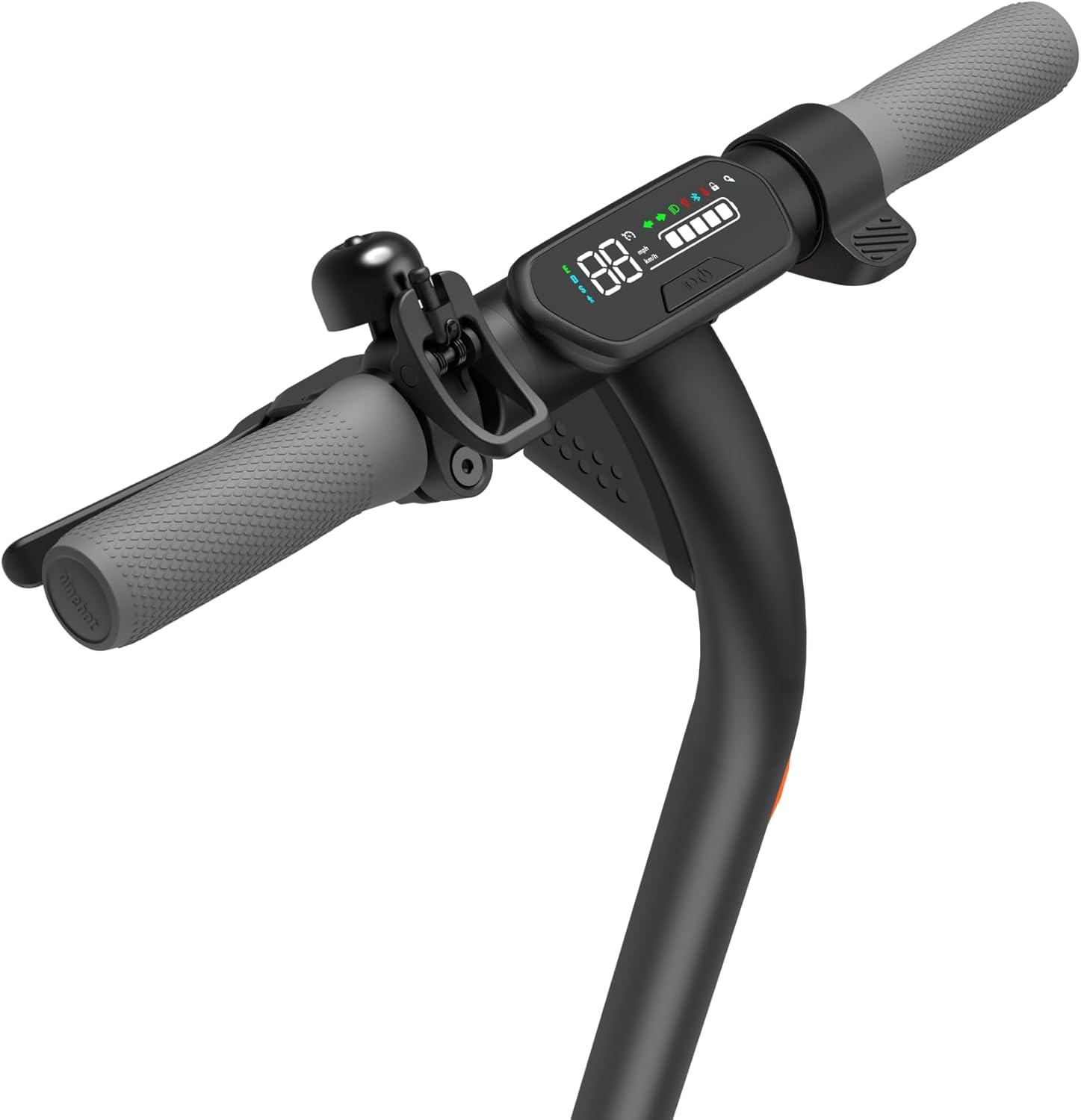 Ninebot Kick Scooter E2/E2 Plus/Pro/ES1L - Powerful Motor, 12.4-15.5 Mph, Cruise Control, Front Suspension (ES1L Only), Portable Electric Scooter for Adults