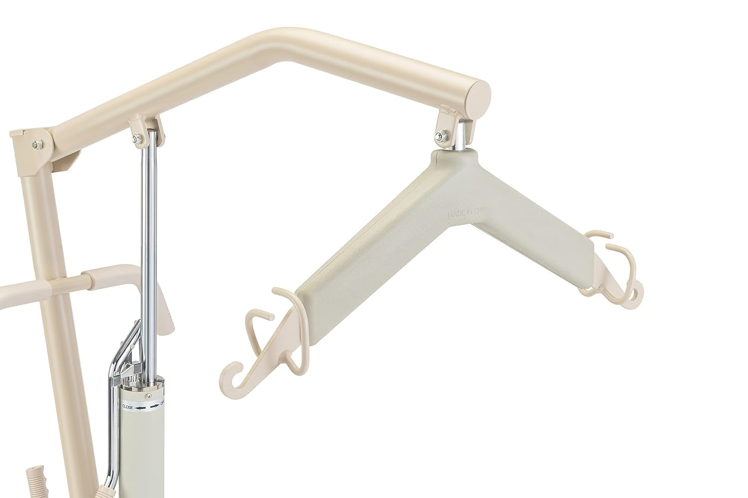 Lightweight Hydraulic Patient Lift, White, 450 lb. Weight Capacity, 9805P, Beige