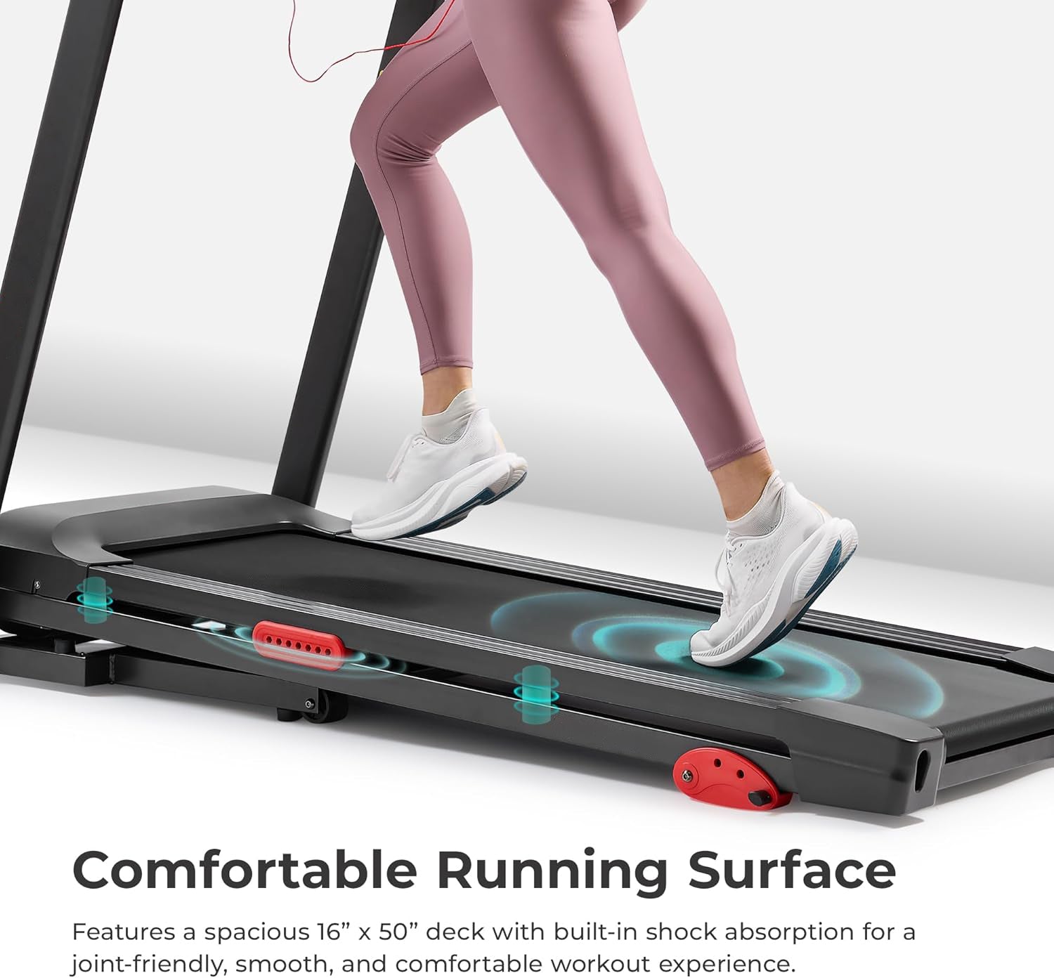 Smart WiFi Treadmills – Compact, Foldable, Portable, Under Desk & Incline Options (Manual & Auto), Brushless Motor, & Bluetooth App, LED Display, Shock Absorption