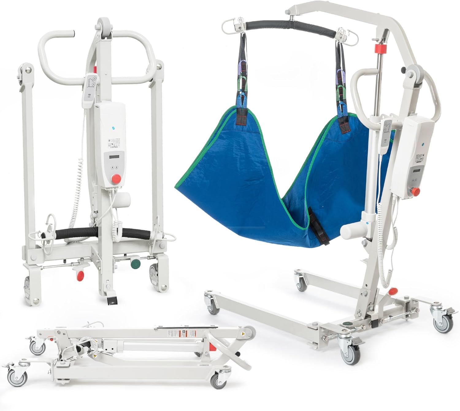 Electric Patient Lift, High-Capacity Rechargeable Battery, Home Premium Folding Electric Patient Lift