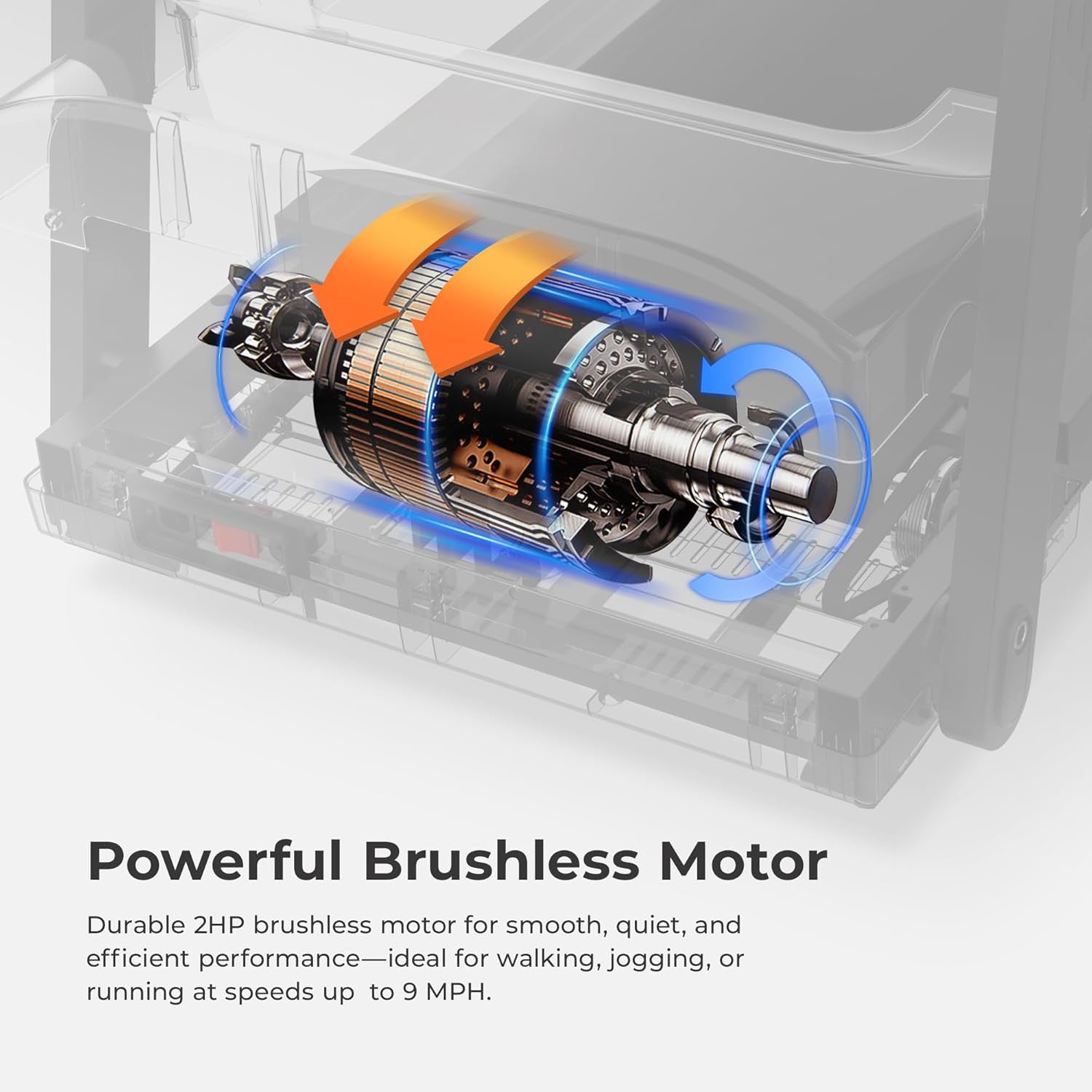 Smart WiFi Treadmills – Compact, Foldable, Portable, Under Desk & Incline Options (Manual & Auto), Brushless Motor, & Bluetooth App, LED Display, Shock Absorption