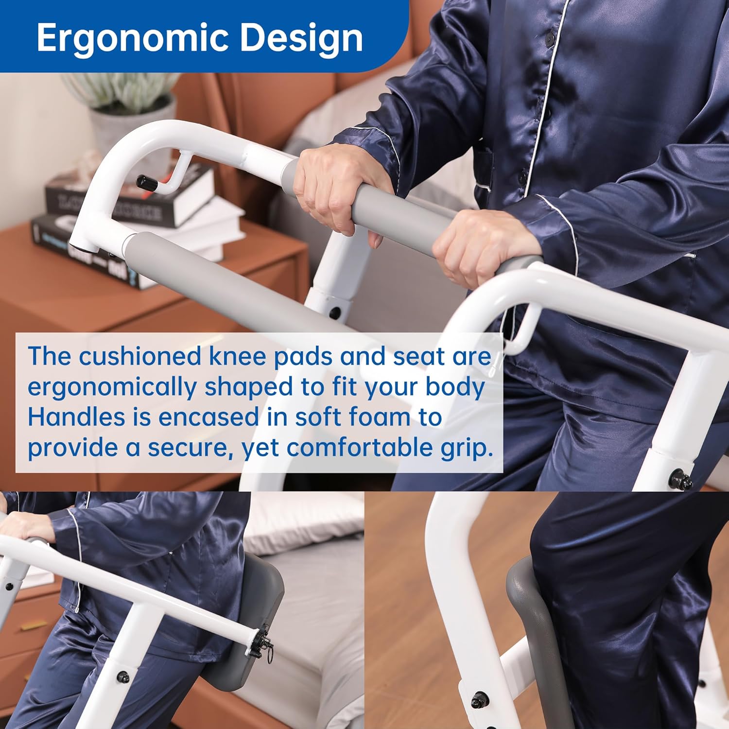 Stand Assist Patient Transport Unit, Safely Sit, Stand, Transfer & Transport, Fall Prevention Patient Transfer Lifter