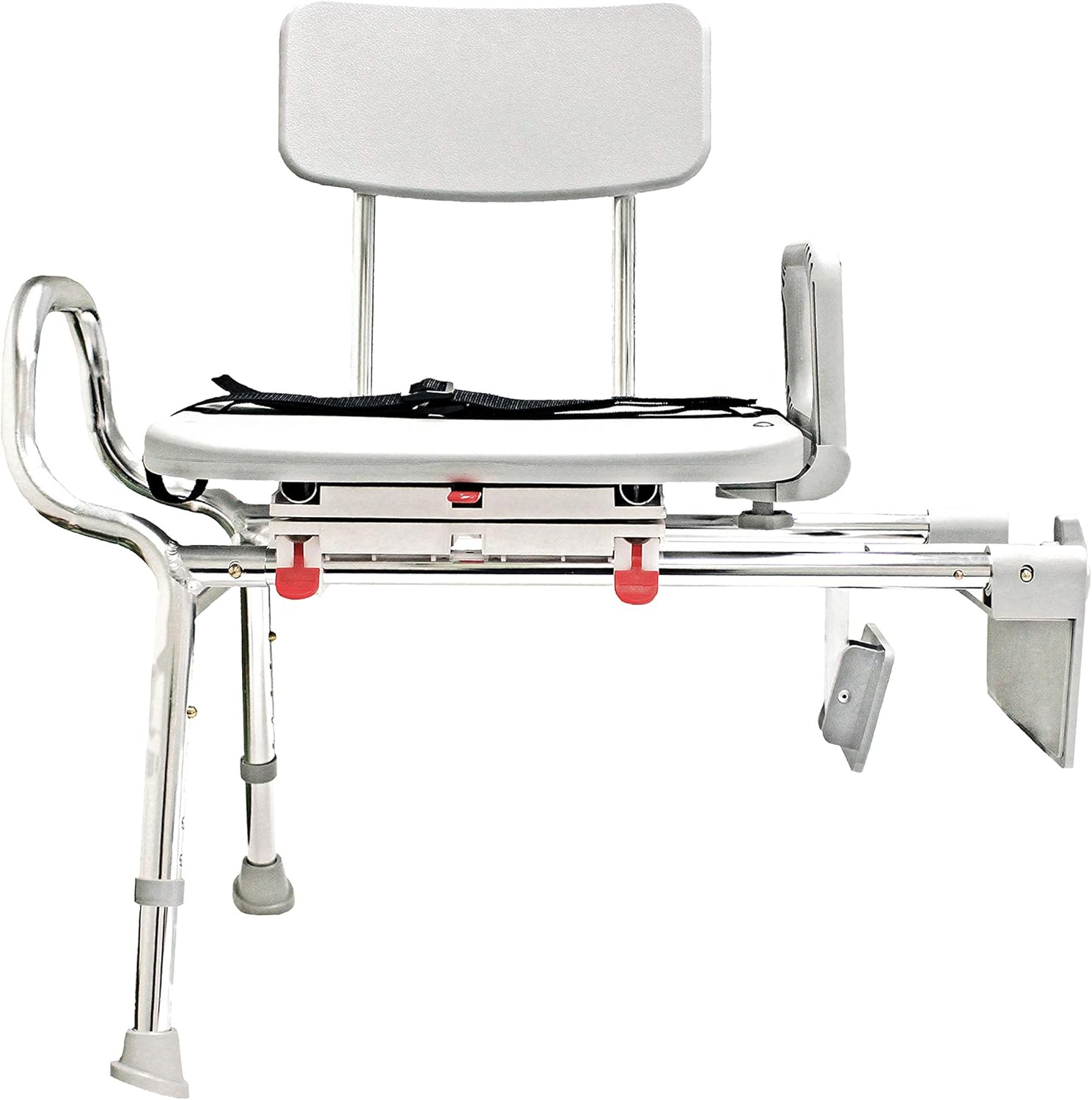 Tub-Mount Swivel Transfer Bench, Weight Capacity 350 LBs, for Safety Shower, for Elderly & Disabled