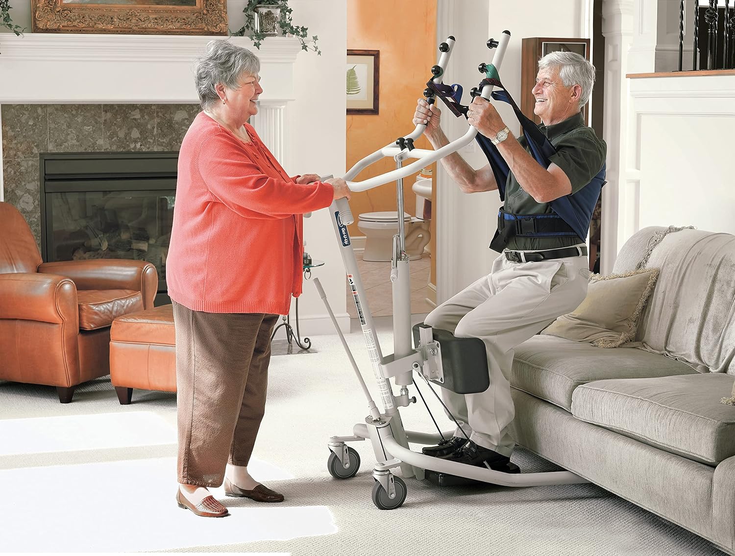 GHS350 Get-U-Up Hydraulic Sit to Stand Patient Lift, 350 lb. Weight Capacity