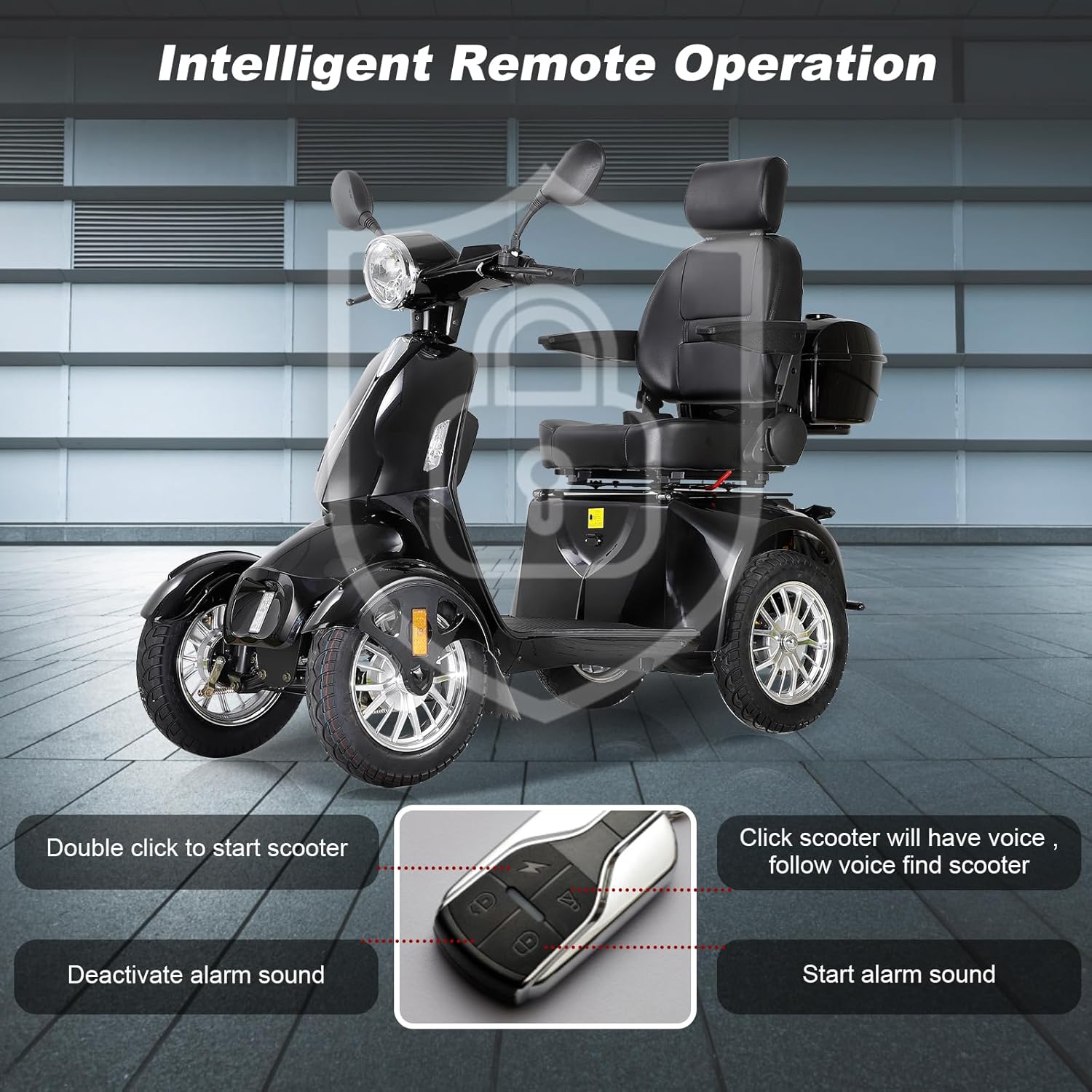Mobility Scooters for Seniors & Adults 500lbs Capacity - 800W All Terrain Electric Powered Mobility Cart