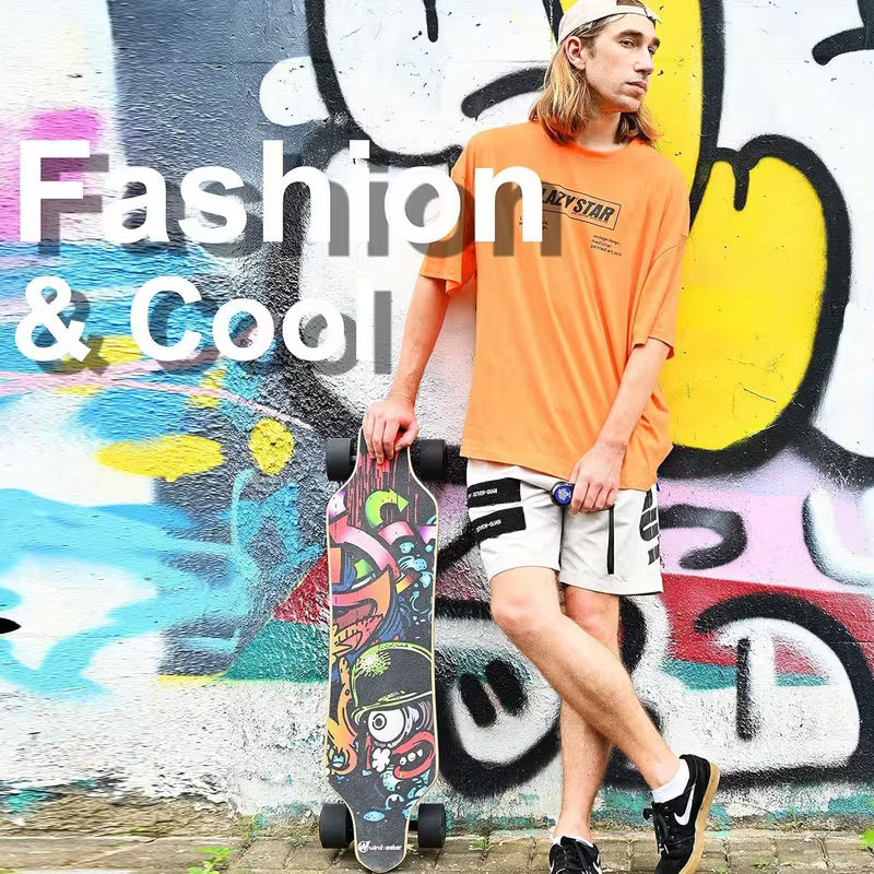 Windseeker Commuter Electric Longboard, 450W Motor, 30kmh Speed, 30km Range