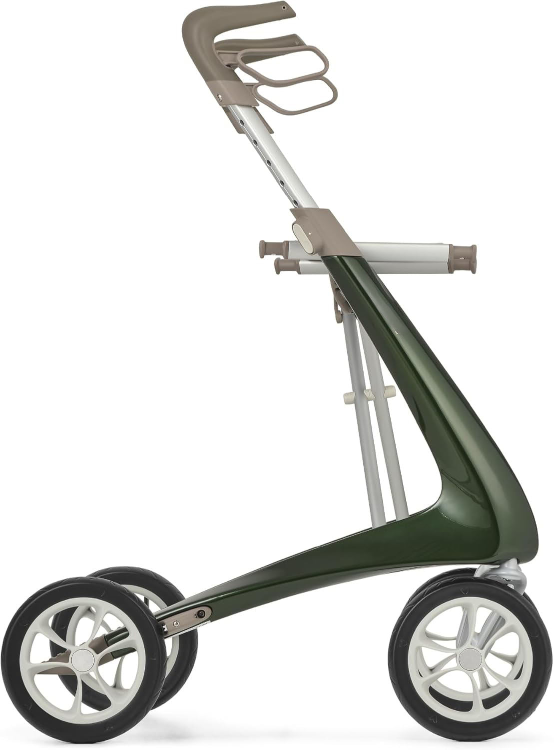 Carbon Ultralight Rollator - World's Lightest Carbon Rollator - Only 10.6 lbs/for Indoor and Outdoor Use/Foldable and Easy to Travel