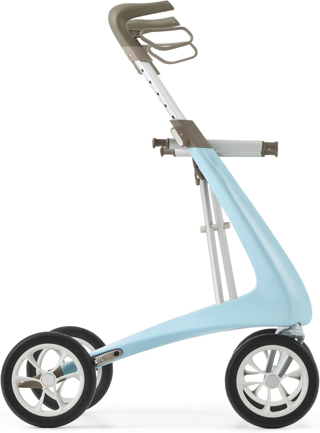 Carbon Ultralight Rollator - World's Lightest Carbon Rollator - Only 10.6 lbs/for Indoor and Outdoor Use/Foldable and Easy to Travel