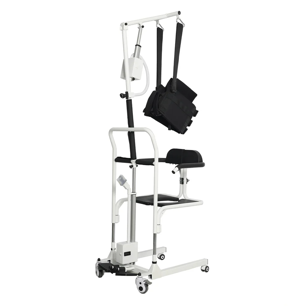 Electric Patient Lift Transfer Chair with Sling for Family Care
