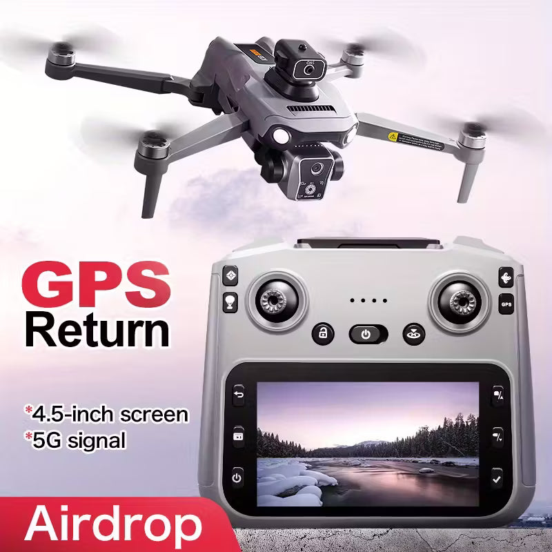 1200-meter Flight Range, 200-meter Flight Altitude, 4K Camera GPS Drone