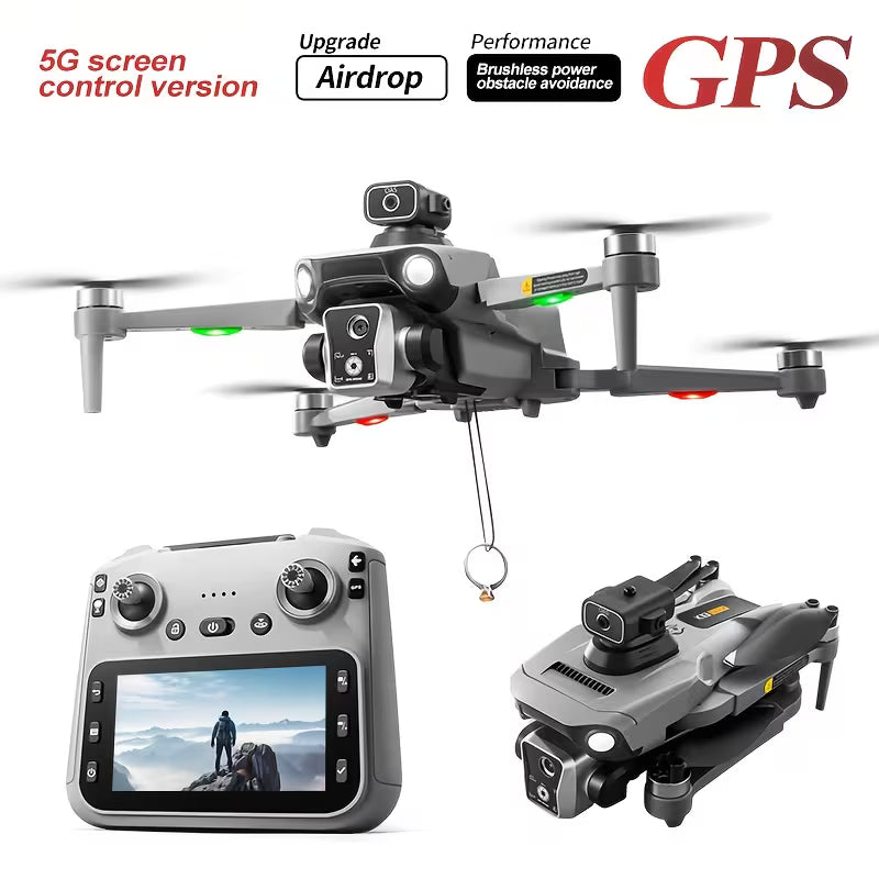 1200-meter Flight Range, 200-meter Flight Altitude, 4K Camera GPS Drone