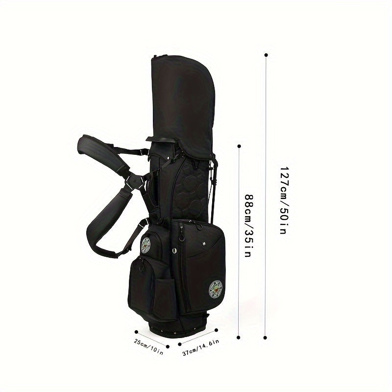 14-Way Adjustable Double Straps Golf Stand Bag