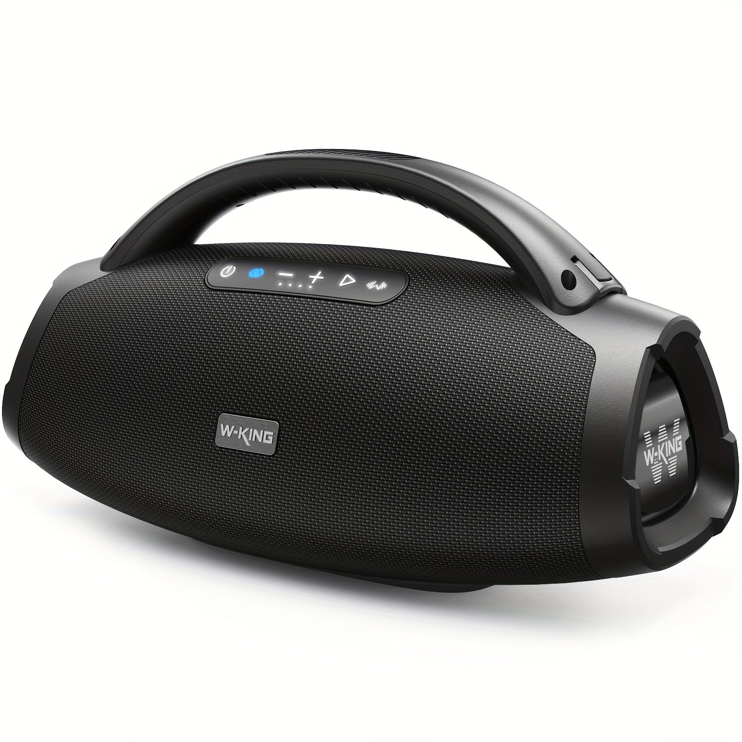 200W RMS 300W Peak Ultimate Portable Wireless Speaker, Large Outdoor Speaker with App Control, Consisting of a 3-Way System with 5 Drivers, for Party Speaker with Bass Enhancement, USB, TF Card, AUX, And Guitar Input