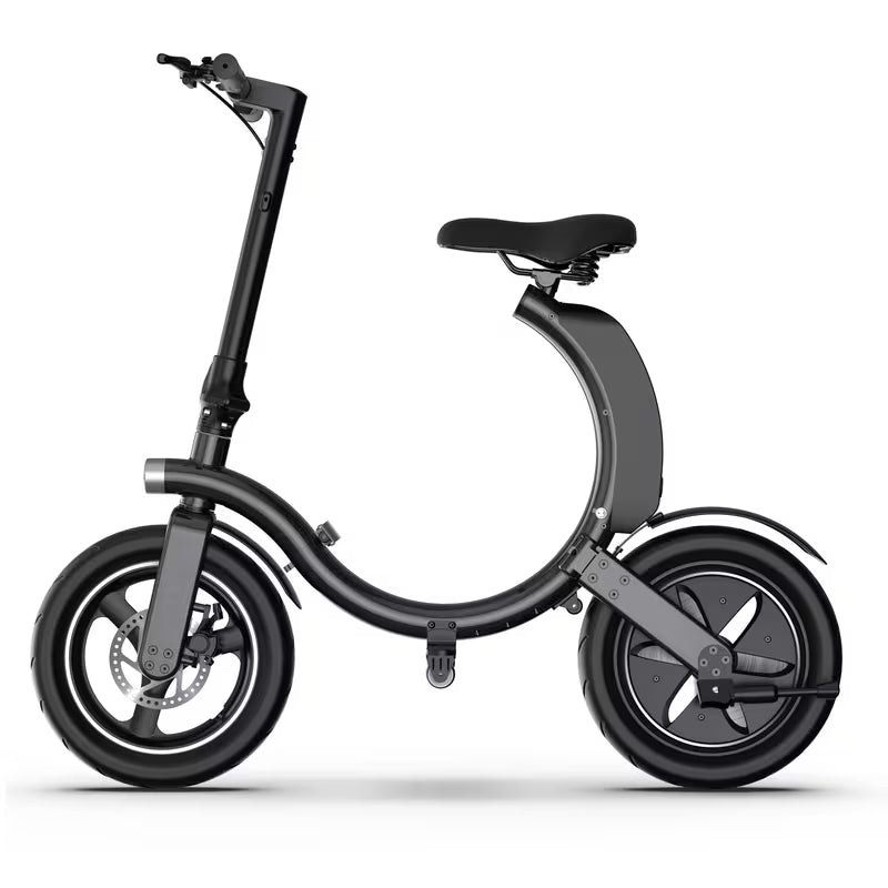 350W Motor 10.4AH Lithium Battery Aluminum Alloy Foldable With Seat Type C Design 14-inch Electric Scooter LED Light 20km/h Rear Drive Front Disc Brake Commuter Home Suitable For Many Occasions Holiday Gifts
