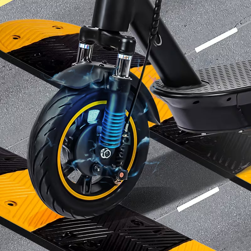 500W High Power Electric Scooter for Adults - 440.92LB Heavy Duty, 10" Inflatable Tires, 30-35KM Long Range, 36V15Ah & Dual Brake System, Foldable E-Scooter with Display, Rear-Wheel Drive, One-Click Start