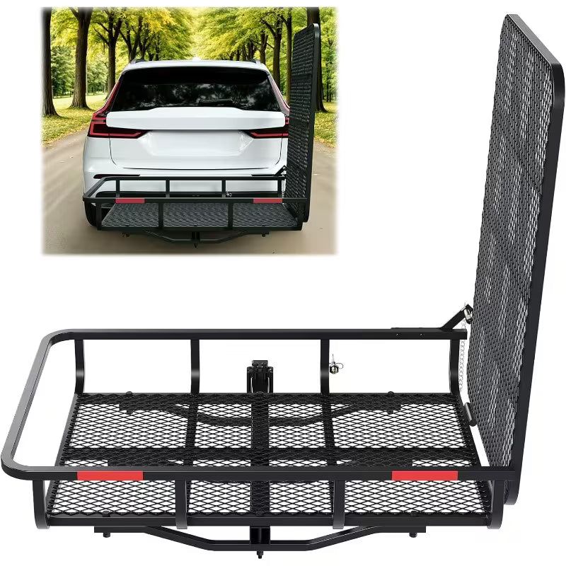 500 lbs Hitch Mount Wheelchair Carrier with Ramp Mobility Scooter