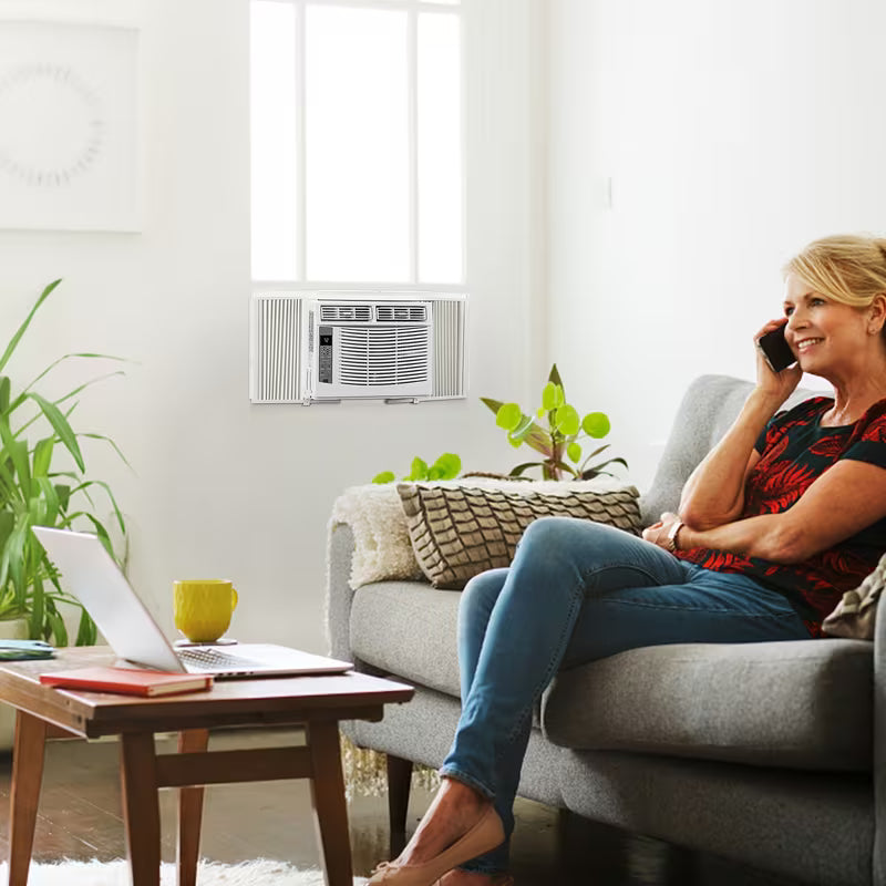 6000/ 8000/ 10000/ 12000/ 14000 BTU Window Air Conditioner with WiFi, Remote & App Control, Timer Function & Easy Install Kit, 115V/ 60Hz