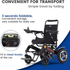 Lightweight Folding Electric Wheelchair