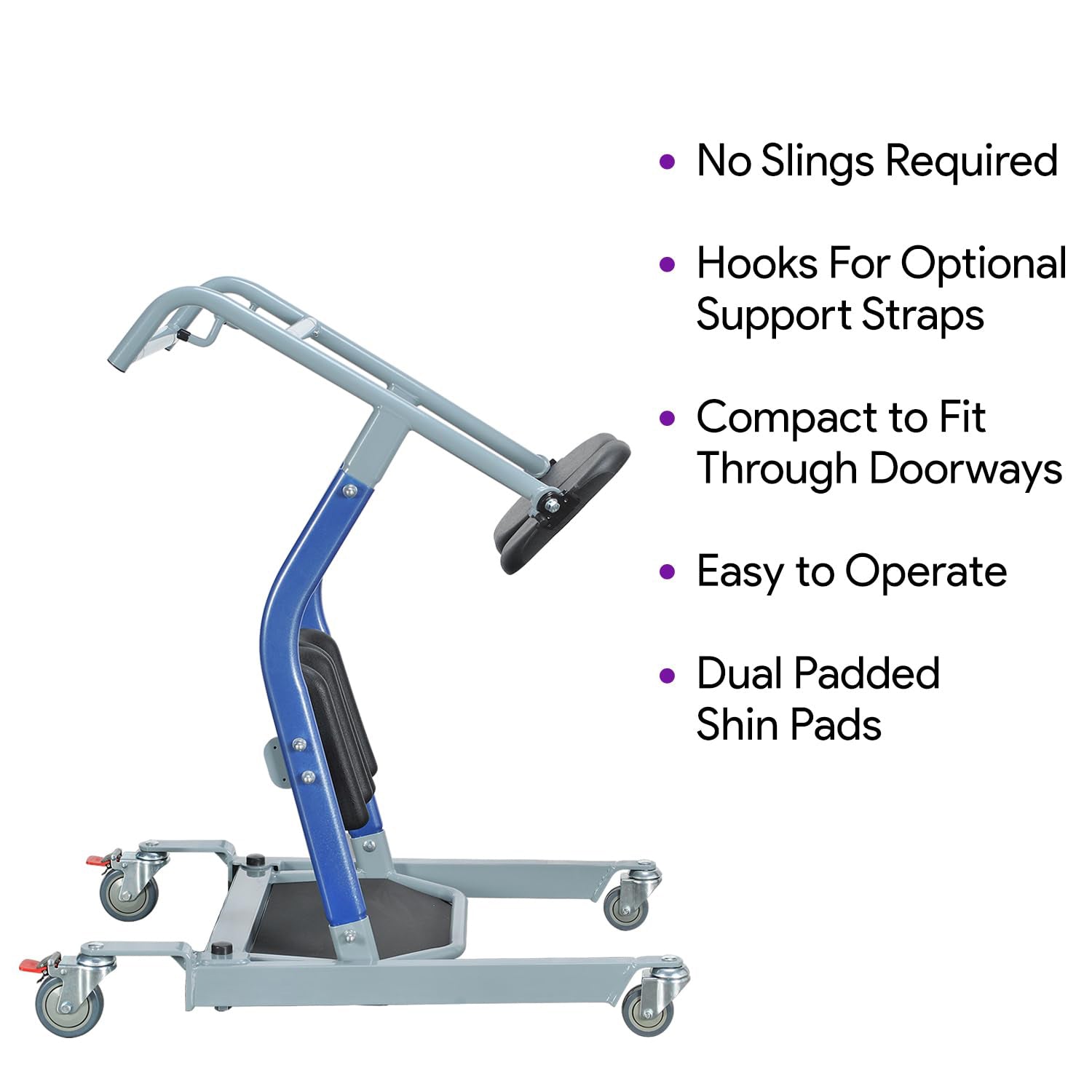 Stand Assist Lift - Sit to Stand Standing Transfer Lift - Fall Prevention Patient Transfer Lifter for Home and Facilities - 500 Pound Weight Capacity