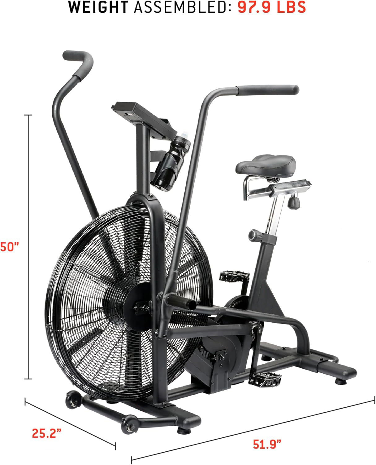 Assault Air Bike Classic, Black
