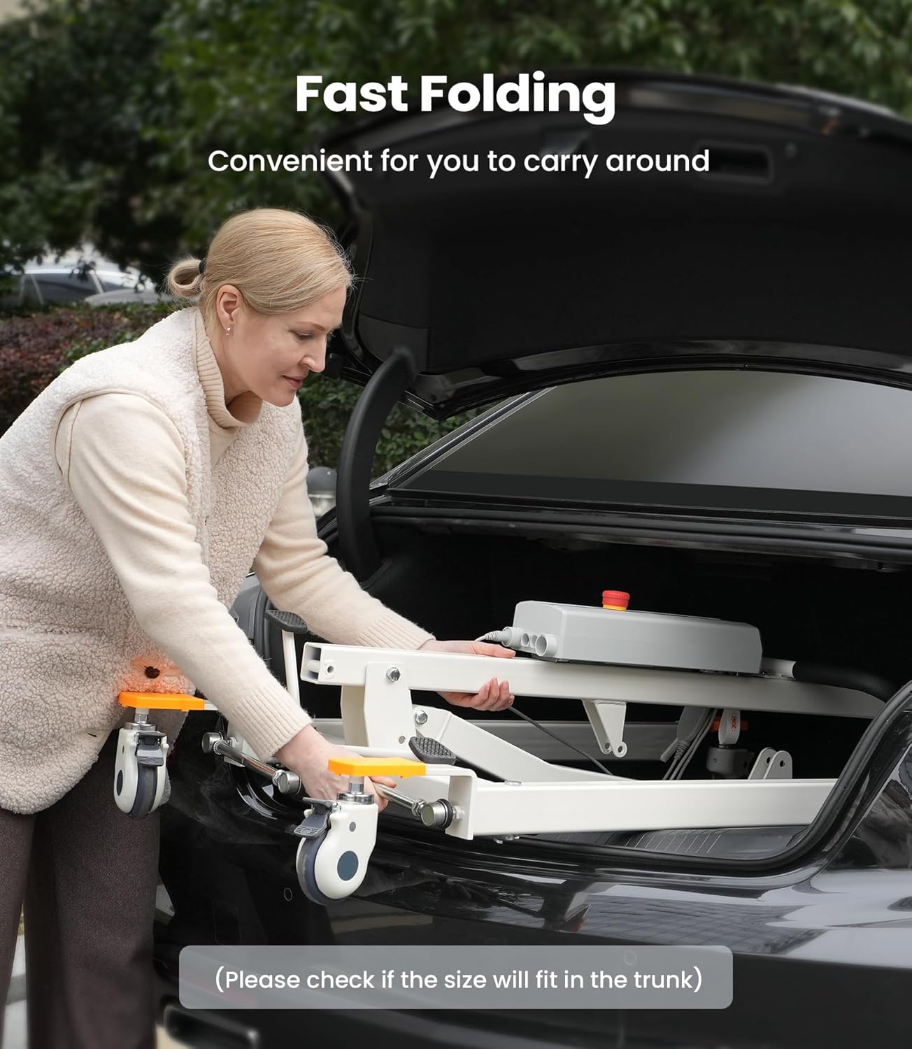 Upgrade Foldable Electric Patient Lift, Medical Body Transfer Lift with Sling, Lift Chair Lift Assist for Elderly