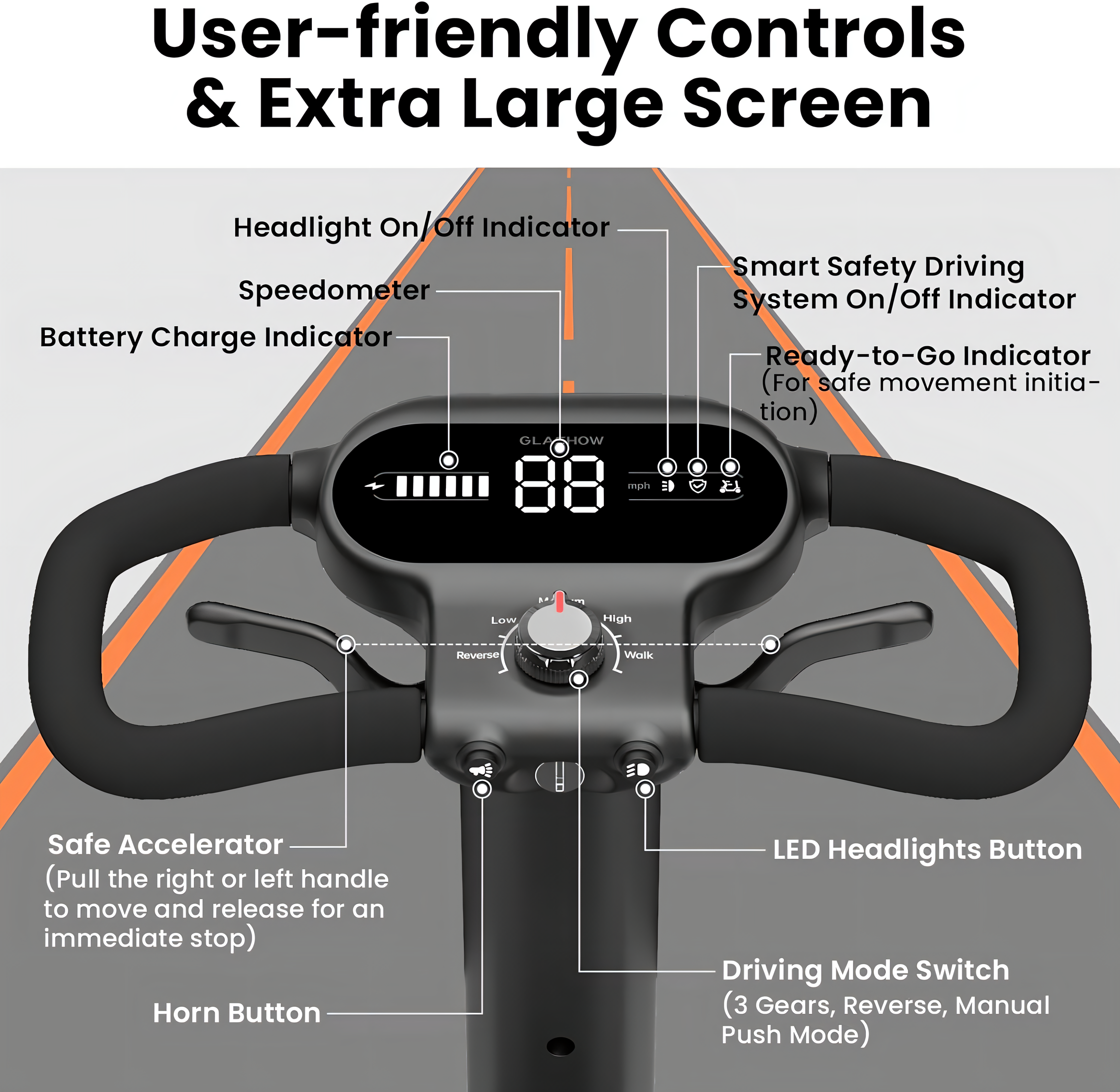 Foldable Mobility Scooter - Electric