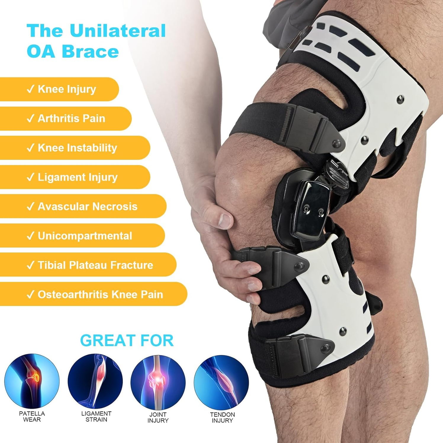 OA Unloader Knee Brace Rom for Osteoarthritis