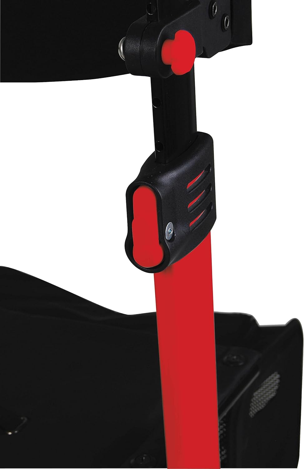 Medical RTL10266 Nitro Euro-Style 4-Wheel Rollator Walker With Seat, Red