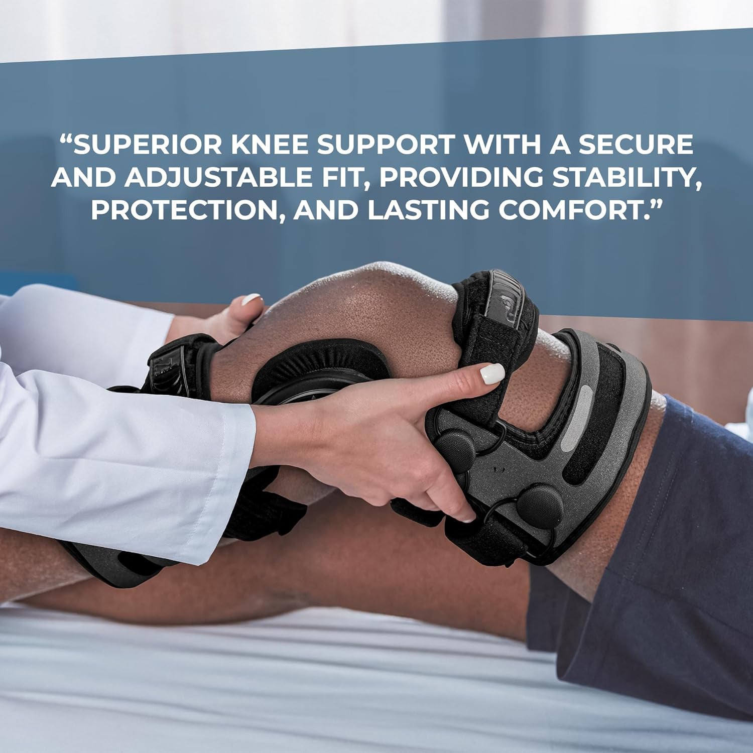 K4 OsteoAlign Hinged Knee Brace - Knee Support for ACL, MCL, Ligament Sports Injuries, Arthritis (OA), Meniscus Tear, Relief from Knee Joint Pain