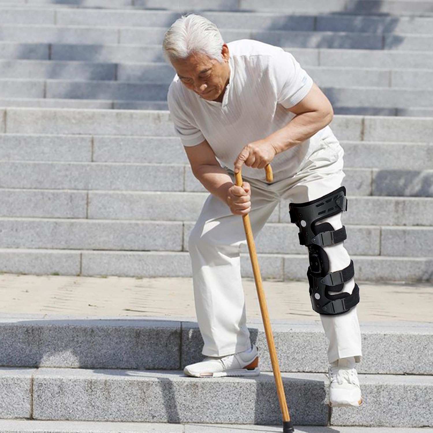 Lateral Unloader Knee Brace for Osteoarthritis, Arthritis Knee Pain Relief, Bone on Bone Joint Degeneration Offloader