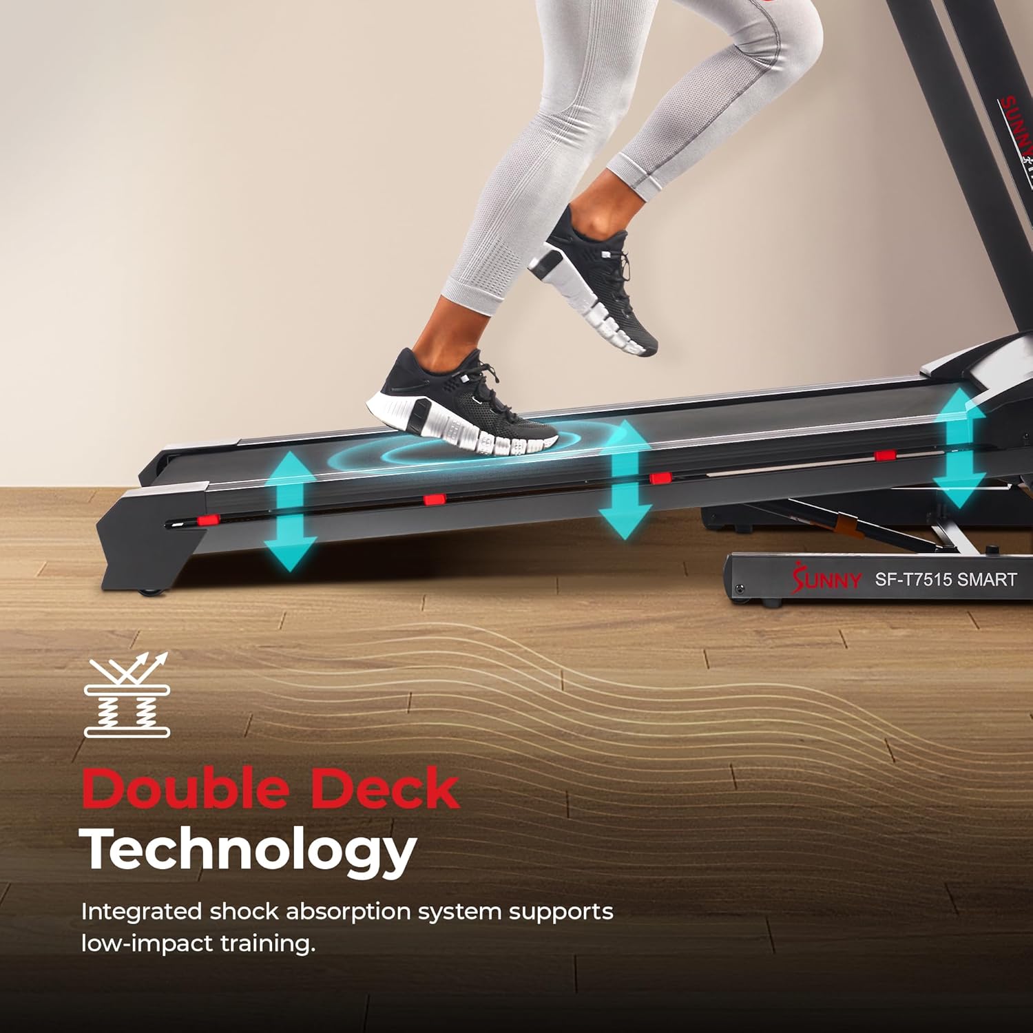 remium Foldable Treadmill for Home, Running or Walking with Auto Incline, Shock Absorption, Digital Display, Optional 20” Running Deck, Free App Bluetooth Connection