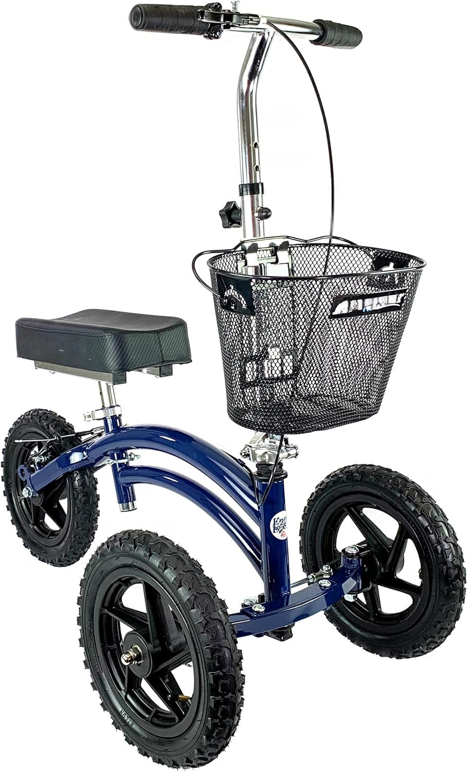 Steerable All Terrain Knee Scooter for Adults for Foot Surgery Heavy Duty Knee Walker for Broken Ankle Foot Injuries - Leg Recovery Scooter Best Knee Crutch Alternative