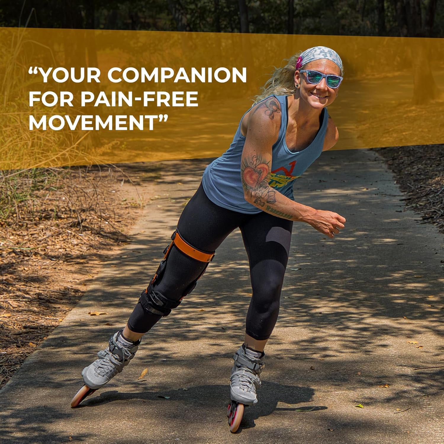 K2 Comfortline Hinged Knee Brace for Men & Women – Knee Support for ACL, MCL, LCL, PCL, Ligament and Sports Injuries