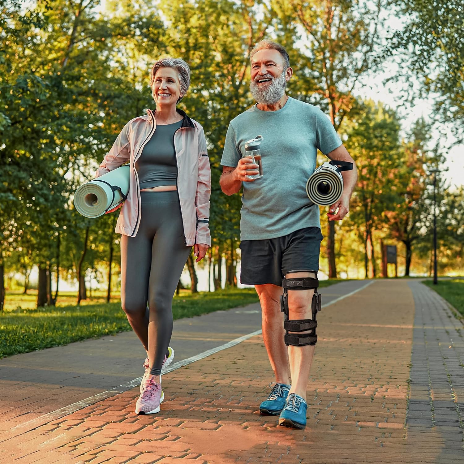 K4 OsteoAlign Hinged Knee Brace - Knee Support for ACL, MCL, Ligament Sports Injuries, Arthritis (OA), Meniscus Tear, Relief from Knee Joint Pain