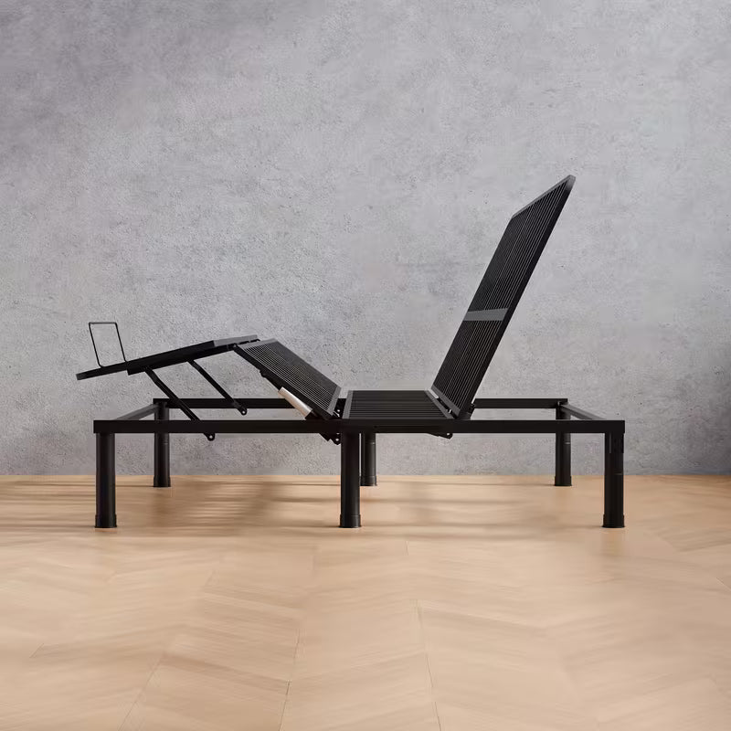 Adjustable Bed Frame, Electric Bed Base With Wireless Remote, Head And Foot Incline, Adjustable Leg Heights