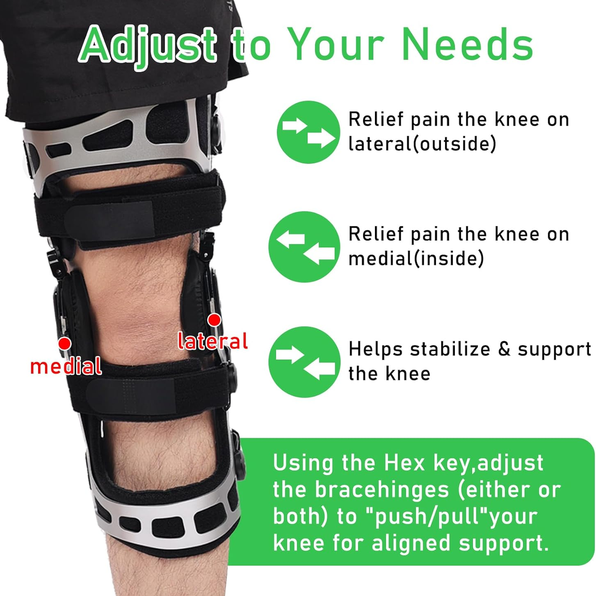 OA Knee Brace Relief for Ligament, Meniscus Injuries