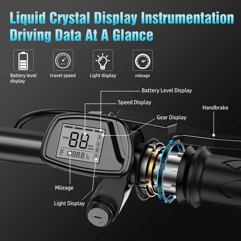 Ebikes for Adults, 500W Lightweight Folding Electric Bike for Adults, 20MPH 35Mile Long Range Commuter Electric Bicycle