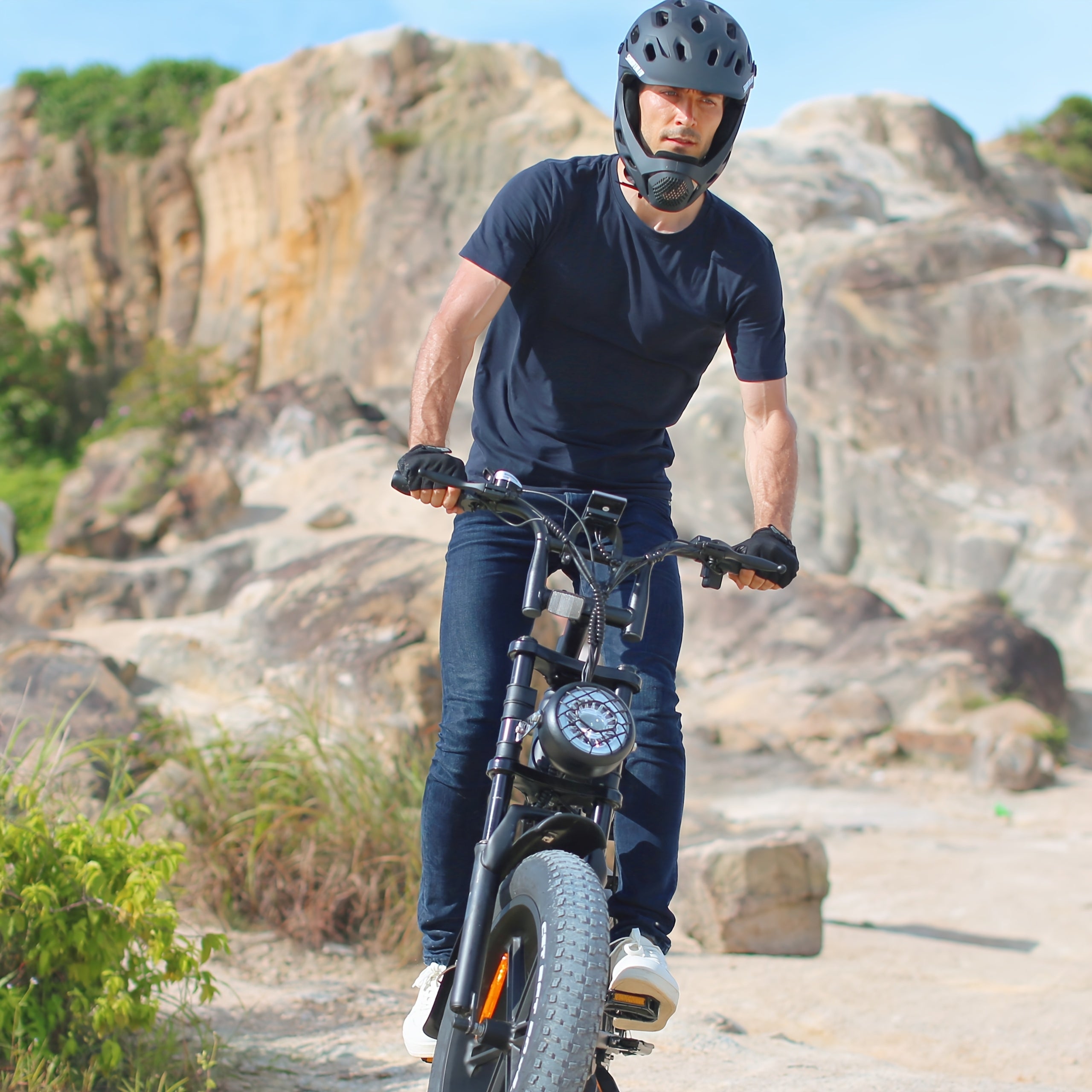 Electric Bike, V8 Electric Mountain Bike with 500W Motor 48V 15Ah