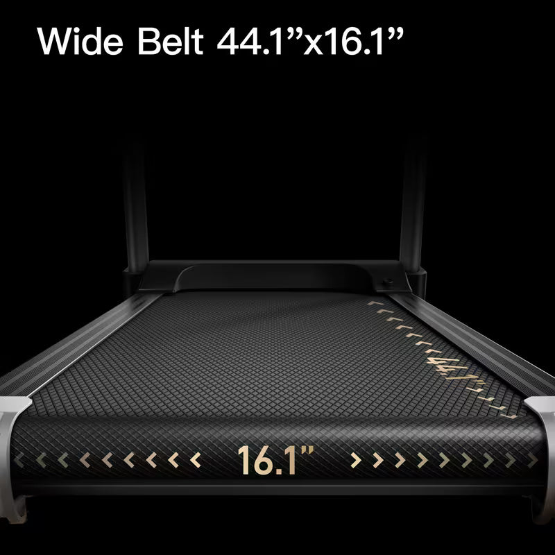 Fitness Home Folding 3 Level Incline Treadmill with Pulse Sensors, 3.0 HP Quiet Brushless, 8.7 MPH, 300 lbs Capacity, Black