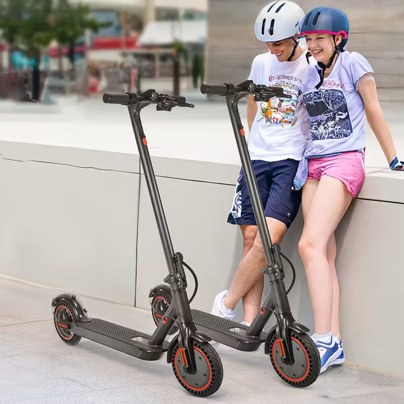 8.5inch Foldable Adult Electric Scooter with Front HeadlightsAnd LED Display Screen, Motor Power Range Of 350W