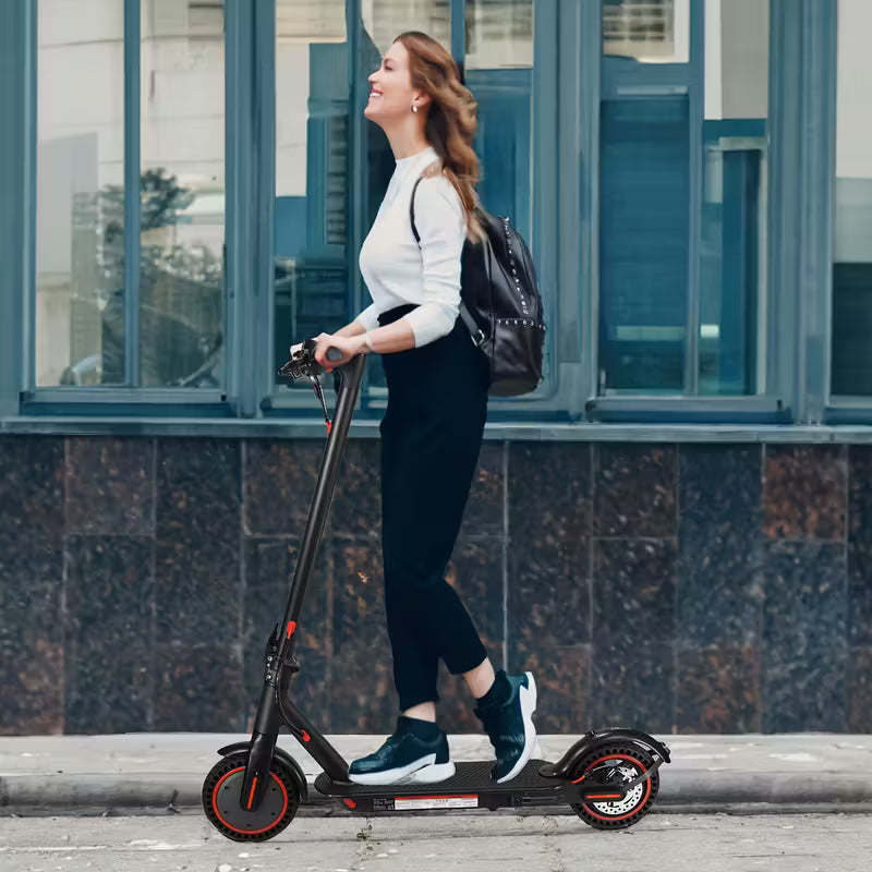 8.5inch Foldable Adult Electric Scooter with Front HeadlightsAnd LED Display Screen, Motor Power Range Of 350W