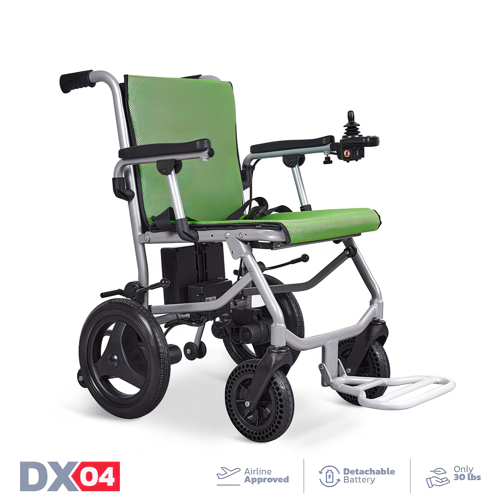 Foldable Electric Wheelchair DX04 World's Lightest (only 30lbs)