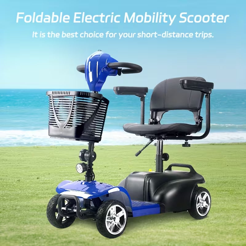 Foldable Mobility Scooter Features A 250W Motor And Reaches A Speed Of 6 Mph