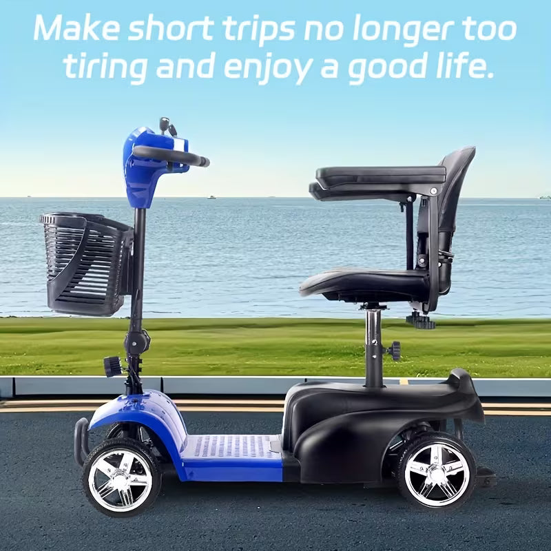 Foldable Mobility Scooter Features A 250W Motor And Reaches A Speed Of 6 Mph