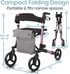 Folding Rollator Walker Transport