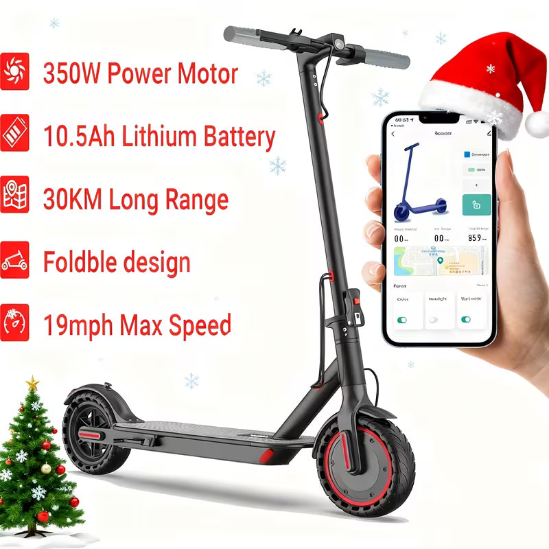 Folding Electric Scooter, 350W-500W Motor, 36V-48V Battery, With 8.5-14inches Anti-skid Solid Tires, Scooter Electric