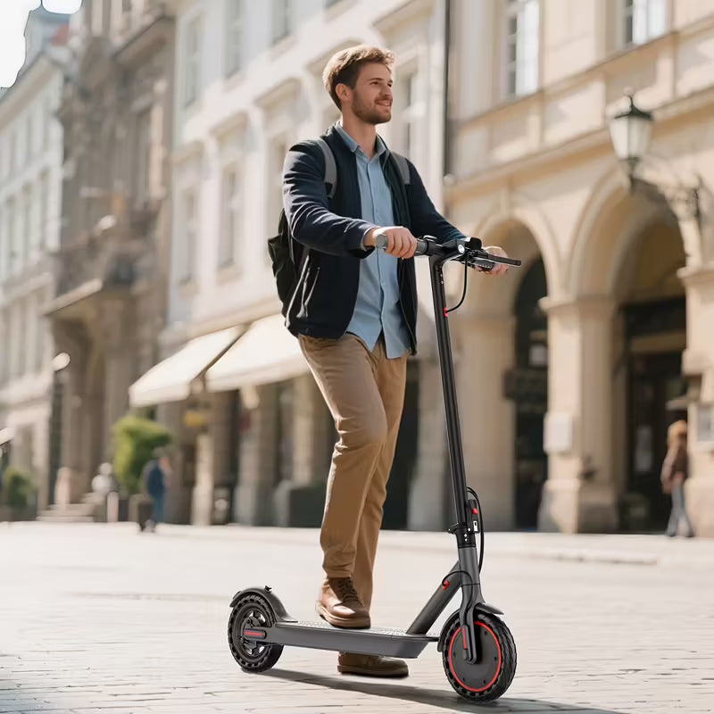 Folding Electric Scooter, 350W-500W Motor, 36V-48V Battery, With 8.5-14inches Anti-skid Solid Tires, Scooter Electric