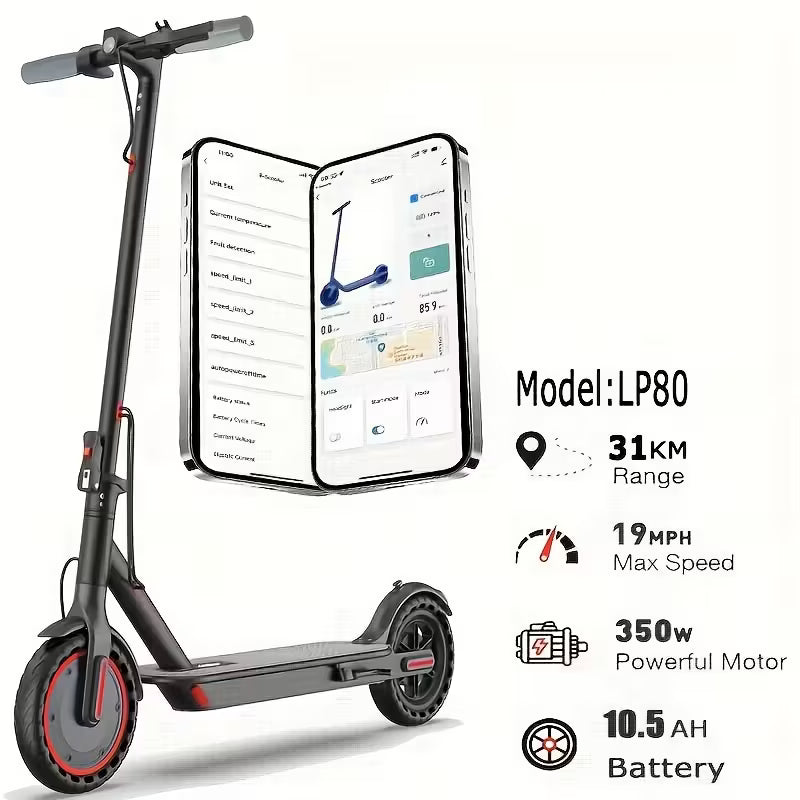 Folding Electric Scooter, 350W-500W Motor, 36V-48V Battery, With 8.5-14inches Anti-skid Solid Tires, Scooter Electric