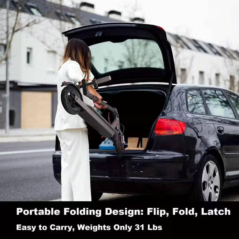 Folding Electric Scooter, 350W-500W Motor, 36V-48V Battery, With 8.5-14inches Anti-skid Solid Tires, Scooter Electric